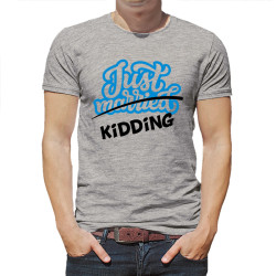 Zabawna koszulka dla mężczyzny na kawalerski "Just... 2