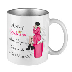 Kubek z perłowym środkiem specjalnie dla niej- A teraz...