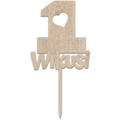 Topper na tort z okazji roczku - Pierwsze urodziny z...