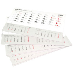 Kalendarium jednodzielne do kalendarzy drewnianych oraz drukowanych A3.