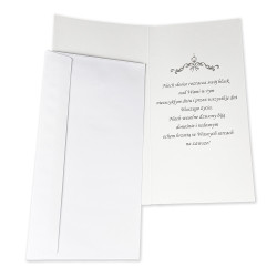 Ręcznie robiona kartka z życzeniami na Ślub- super... 2