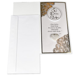 Ręcznie robiona kartka z życzeniami na Ślub- super...