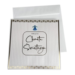 Ręcznie robiona kartka z życzeniami na Chrzest- super...