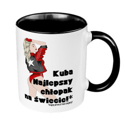 Kubek 330 ml kolorowy "Najlepszy chłopak na świecie! Łapy...