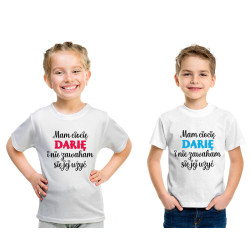 Koszulka dziecięca "Mam ciocię i nie zawaham się jej użyć".