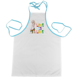 Fartuch (fartuszek) kuchenny "Love is Love"- prezent dla... 2
