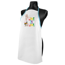 Fartuch (fartuszek) kuchenny "Love is Love"- prezent dla...