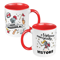 Kubek 330 ml kolorowy dla pani lub pana z historii. 2