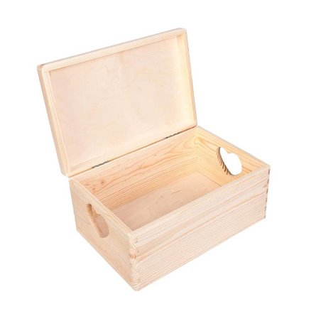 Małżeński kuferek wspomnień - prezent z okazji rocznicy - z grafiką kłódki.