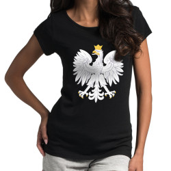 Koszulka (nietoperz) damska z orłem.