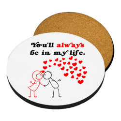 Zestaw - kubek latte z podkładką na kubek -You'll always... 2