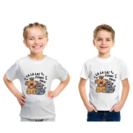 Koszulka dziecięca La la la ziomki dwa.