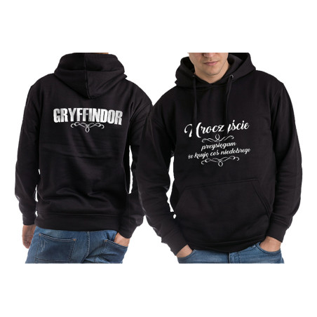 Bluza unisex z kapturem dla miłośników Harrego Pottera.