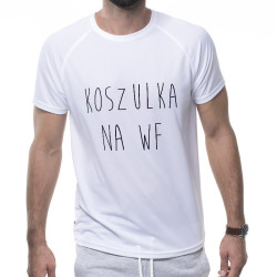 Koszulka na WF - męska (UNISEX).