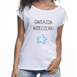 Koszulka (nietoperz) damska "Gwiazda wieczoru".