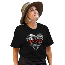 Koszulka damska specjalnie dla babci z napisem "BABCIA". 2
