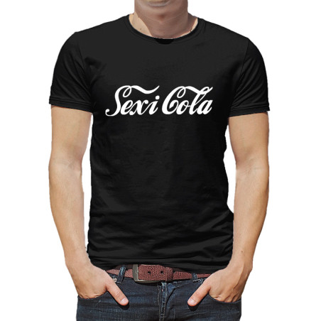 Zabawna koszulka Sexi Cola dla mężczyzny.
