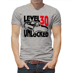 Koszulka na 30-te urodziny - Level 30 unlocked. 2