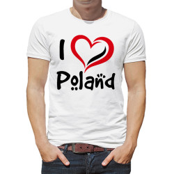 Koszulka z napisem I love Poland.