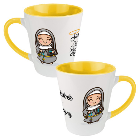 Kubek latte dla siostry zakonnej "Święty kubek siostry" - zmień imię.
