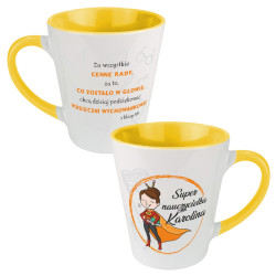 Kubek latte specjalnie dla super nauczyciela -...
