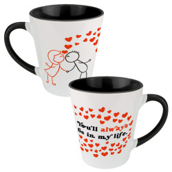 Kubek latte "You'll be always in my life" - prezent z...