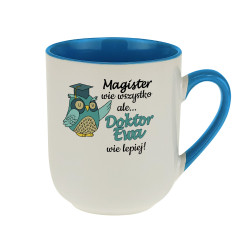 ☕🎓 Kubek kawowy dla świeżo upieczonego doktora  "Magister...