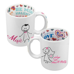 Zestaw kubków Mąż - Żona.