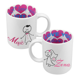 Zestaw kubków Mąż - Żona. 2