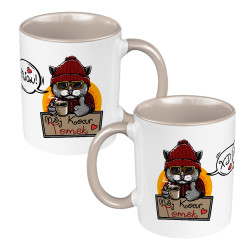 Kubek 330 ml kolorowy dla męża, chłopaka lub kolegi - Mój...