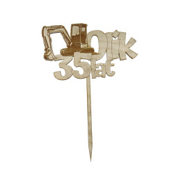 Topper na tort na urodziny - z imieniem solenizanta- dla...