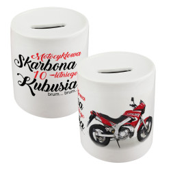 Skarbonka dla Motocyklisty- prezent na urodziny.