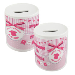 Skarbonka na marzenia dziecka - personalizowana - wzór 1.