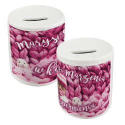 Skarbonka na marzenia dziecka - personalizowana - wzór 3.