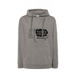 Bluza z kapturem z napisem "Never stop dreaming" - damska... 2