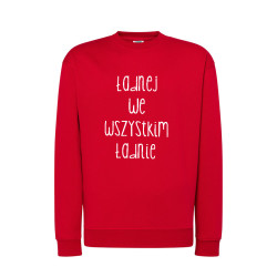 Bluza damska bez kaptura z nadrukiem " Ładnej we...