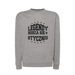 Bluza bez kaptura na urodziny LEGENDY RODZĄ SIĘ... - UNISEX. 2