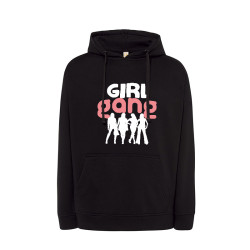 Bluza z kapturem z nadrukiem " Girl gang ".