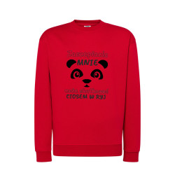 Bluza bez kaptura z nadrukiem " Zaczepianie mnie może...