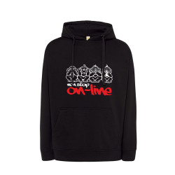 Bluza z kapturem ze śmieszną grafiką MAŁPKI - unisex.