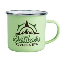 Kubek emaliowany Outdoor Adventures.