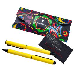 Elegancki zestaw piśmienny składający się z długopisu...