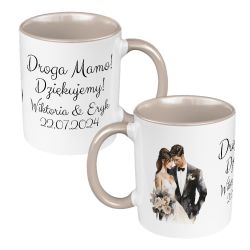 Kubek 330 ml kolorowy dla Mamy- podziękowania za pomoc w...