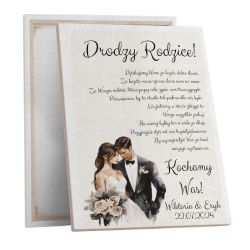 Obraz na płótnie canvas Podziękowania dla Rodziców BOHO,...