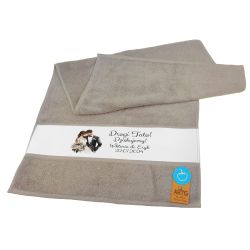 Zestaw 2 ręczników 50 x 100cm z okazji ślubu-... 2