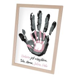 Plakat w ramie lub bez ramy -"Rodzina jest wszystkim"-4... 2