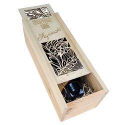 Skrzynka na wino z grawerem z okazji urodzin "Urodzinowe... 2