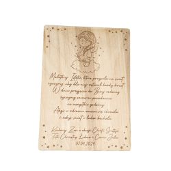 Kartka z życzeniami na Chrzest- super pamiątka z...