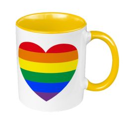 Kubek 330 ml kolorowy "Równość serce"- dla ludzi...