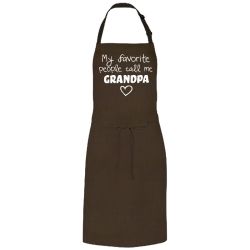 Kolorowy fartuch z nadrukiem "My favorite people call me...